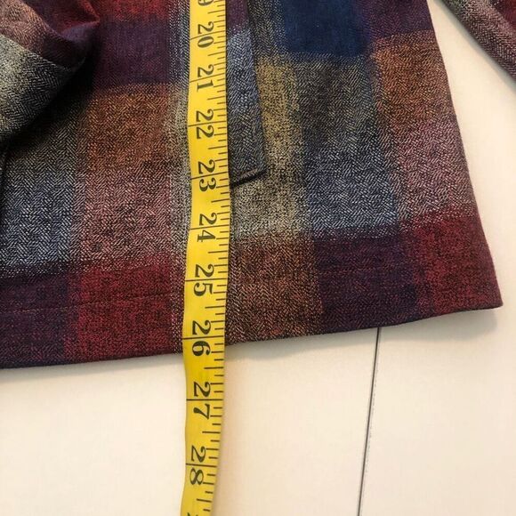 CAbi Collage Coastal Cowgirl, Pearlcore Plaid Jacket Size M - Picture 16 of 16